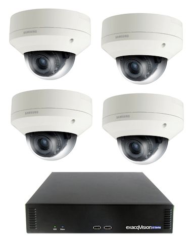 Four Camera Dome Indoor System Four Camera Dome Indoor System