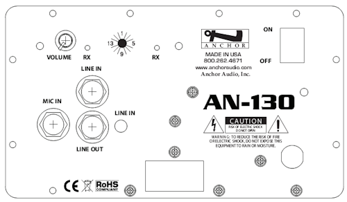 Anchor AN-130+ Speaker Monitor Back