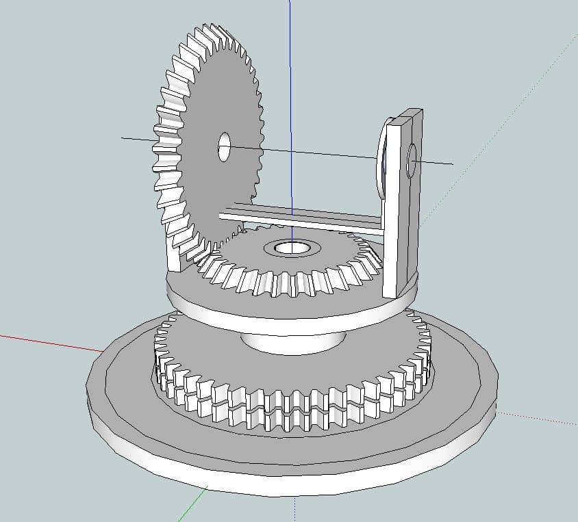 pan-tilt mechanism illustration