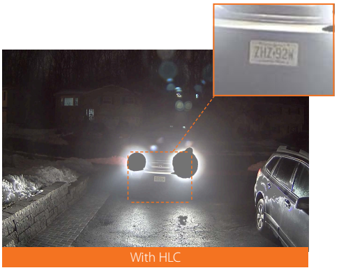 Samsung IP Camera with HLC