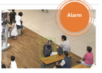 camera object detection alarm