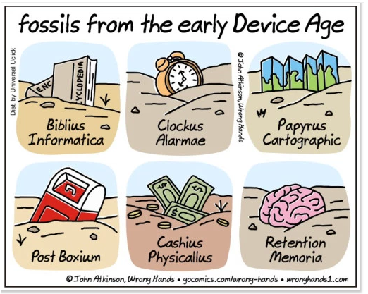 Cartoons by John Atkinson-Fossils