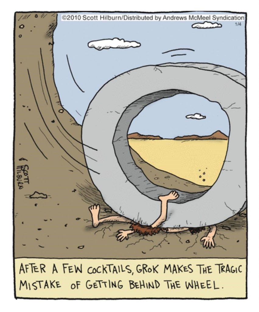 cartoon-caveman-wheel-drinking