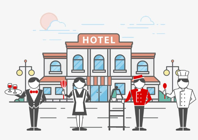 hotel staff illustration