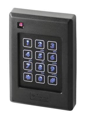 HID type door reader with keypad