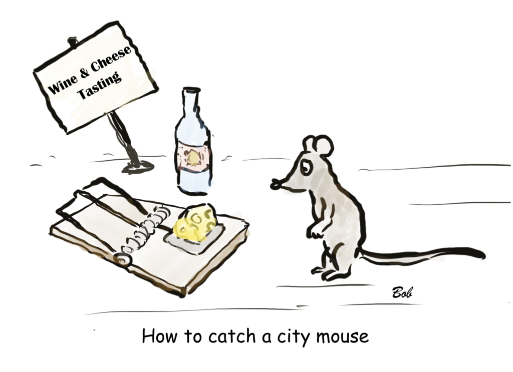 City Mouse Cartoon