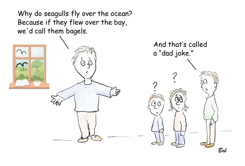 Cartoon-Dad Joke