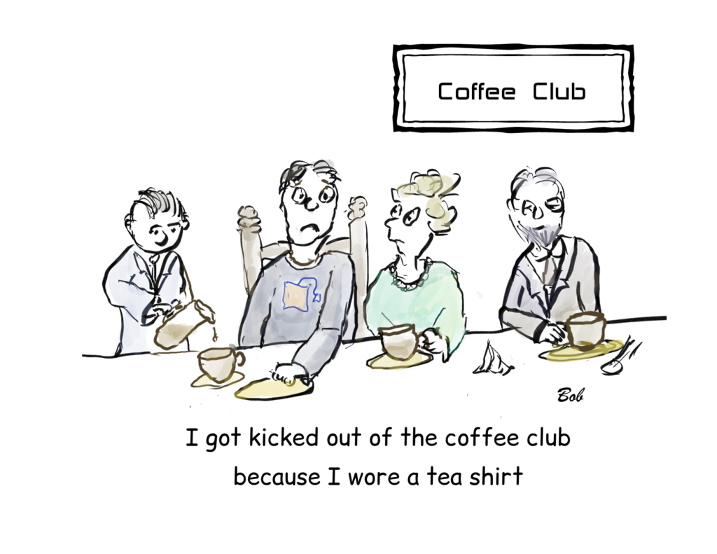Cartoon Coffee Club