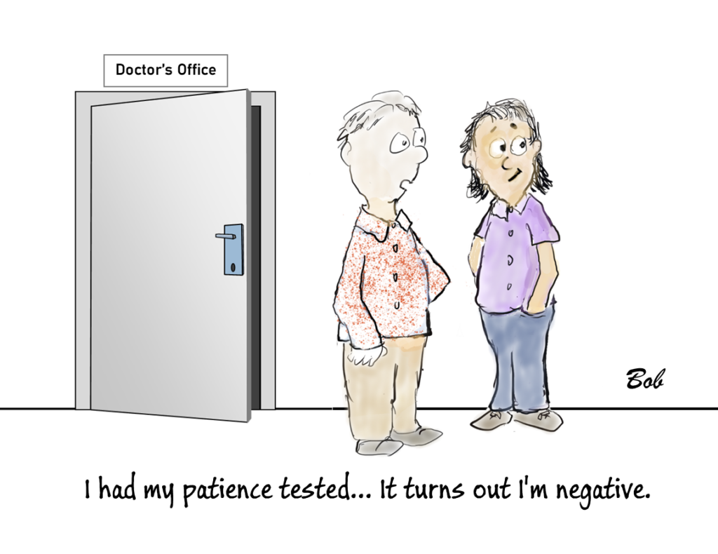 Cartoon Patience Tested