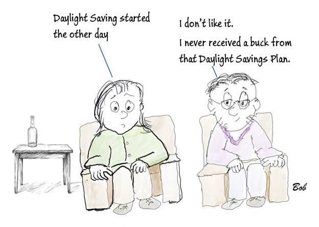 Cartoon Daylight Saving Time