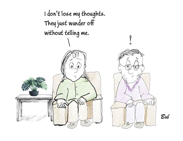 Cartoon: Lose my thoughts